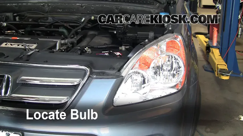 2006 Honda CR-V SE 2.4L 4 Cyl. Luces Faro delantero (reemplazar foco)